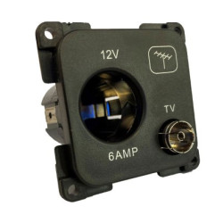 C-Line 12 Volt & TV Socket