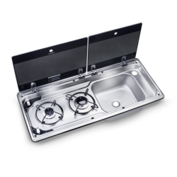 MO9722 Hob and Sink NO Ignition Right Hand Sink Dometic