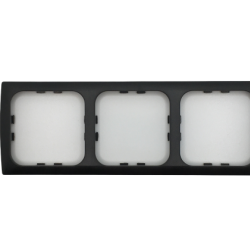 BLACK CS Range 3 Way Face Plate