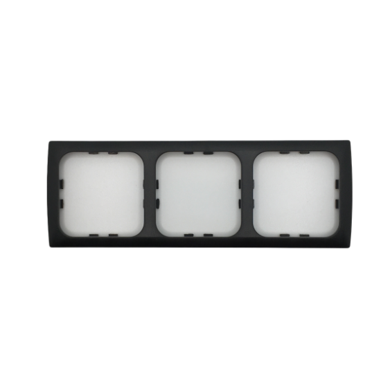 BLACK CS Range 3 Way Face Plate