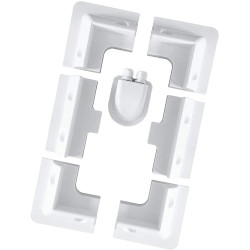 SOLAR PANEL MOUNTING BRACKETS IN White