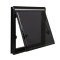 700x400 CWD Hinged Window Tinted- Black Alloy Frame