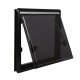 700x400 CWD Hinged Window Tinted- Black Alloy Frame 700x400 CWD Hinged Window Tinted- Black Alloy Frame