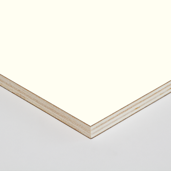 Morland 15mm Lightweight Plywood White Gloss