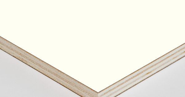 Morland 15mm Lightweight Plywood White Gloss 002